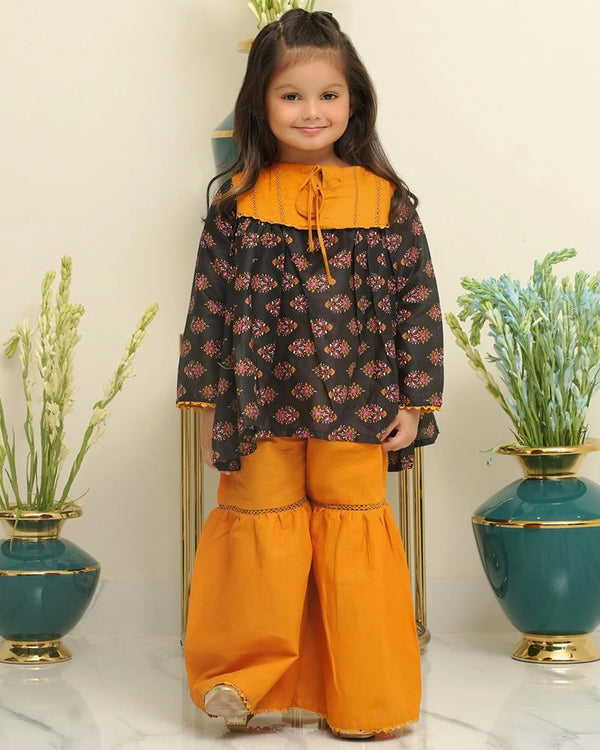 Black Mustard Garara Suit