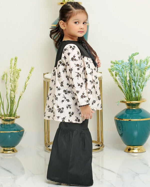 Black Mustard Garara Suit